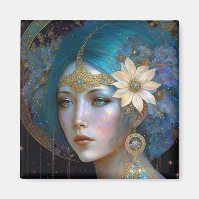 Goddess Fantasy Art Magnet (Vorne)