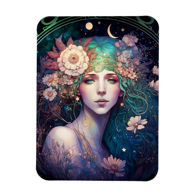 Goddess Fantasy Art Magnet (Vertikal)