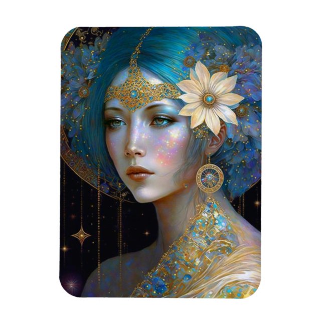 Goddess Fantasy Art Magnet (Vertikal)