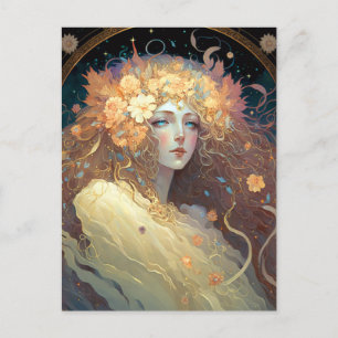Goddess Fantasy Art Postcard Postkarte