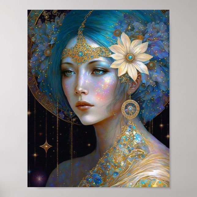 Goddess Fantasy Art Poster (Vorne)