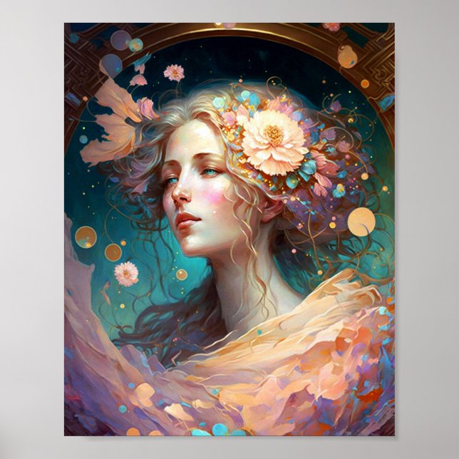 Goddess Fantasy Art Poster (Vorne)