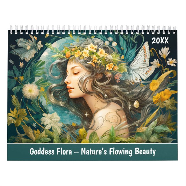 Goddess Flora – Nature’s Flowing Beauty Kalender (Titelbild)