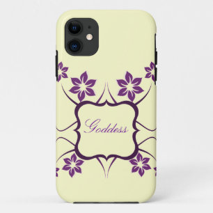 Goddess Floral CM iPhone 5 BT ID Case, Lila 11 Hülle