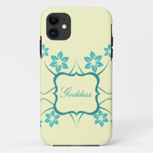Goddess Floral iPhone 5 BT Fall, Aquamarin Case-Mate iPhone Hülle