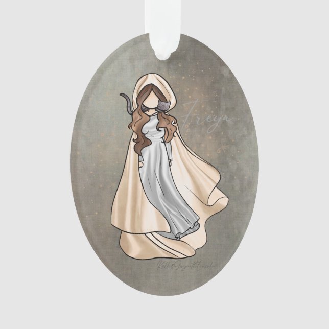 Goddess Freya Ornament (Vorderseite)