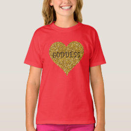 Goddess Heart Golden T - Shirt