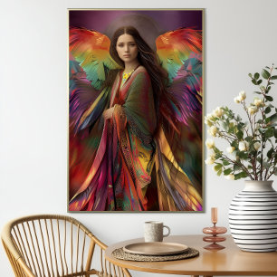 Goddess Iris Messenger of the Gods Rainbow Lila Poster