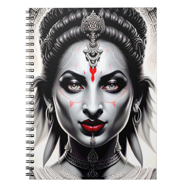 Goddess Kali Notebook Notizblock (Vorderseite)