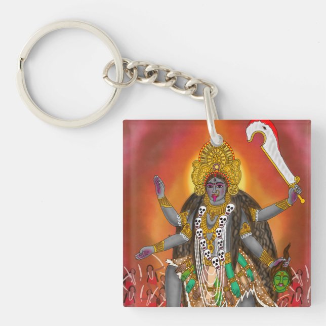 Goddess Kali Schlüsselanhänger (Vorderseite)