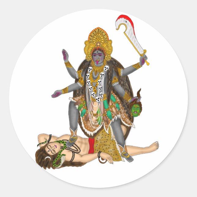 Goddess Kali Stickers (Vorderseite)