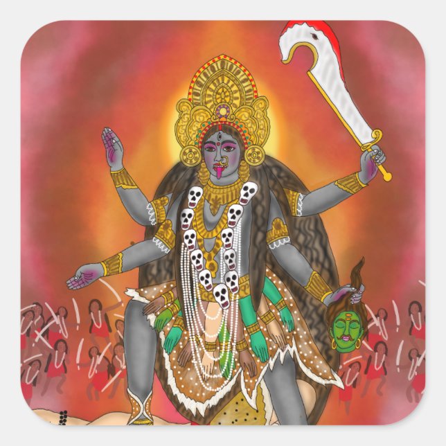 Goddess Kali Stickers (Vorderseite)