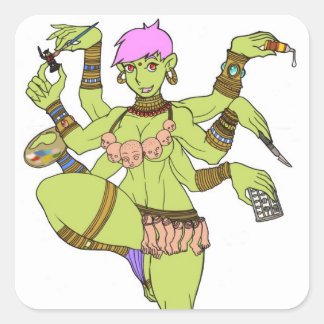 Goddess Kazuzu Stickers