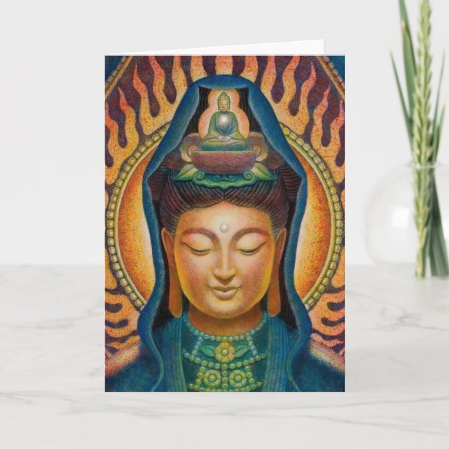 Goddess Kuan Yins Flame Karte (Vorderseite)