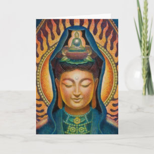 Goddess Kuan Yins Flame Karte