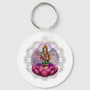 Goddess Lakshmi mandala Schlüsselanhänger