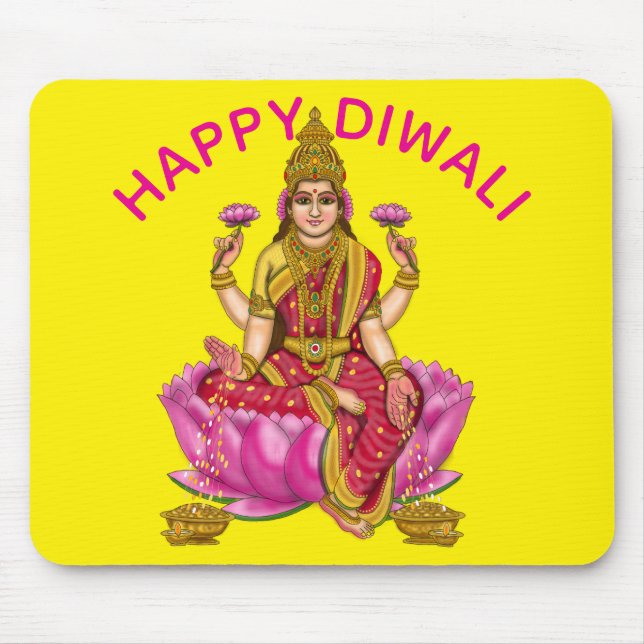 Goddess Lakshmi Mouse Pad Mousepad (Vorne)