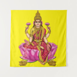 Goddess Lakshmi Poster Wandteppich