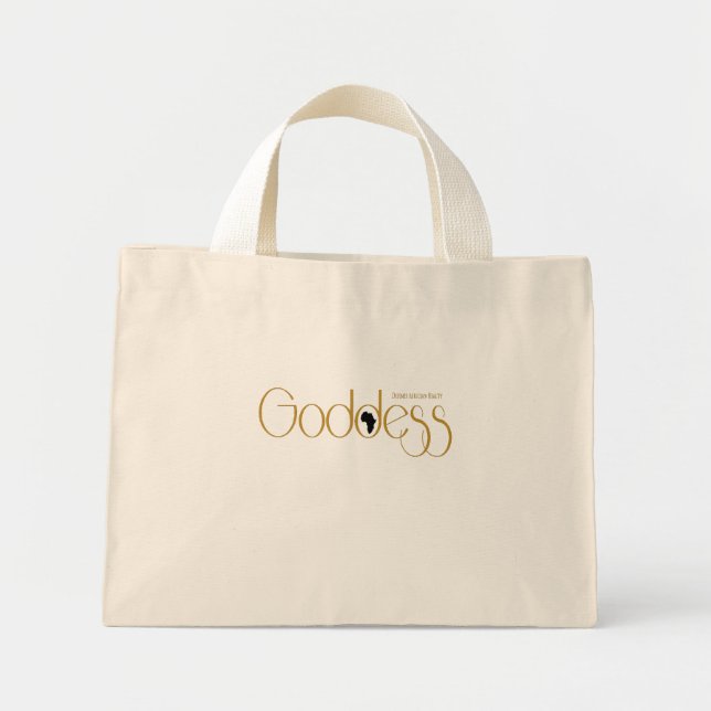 Goddess Magazin Tote Bag Mini Stoffbeutel (Vorne)