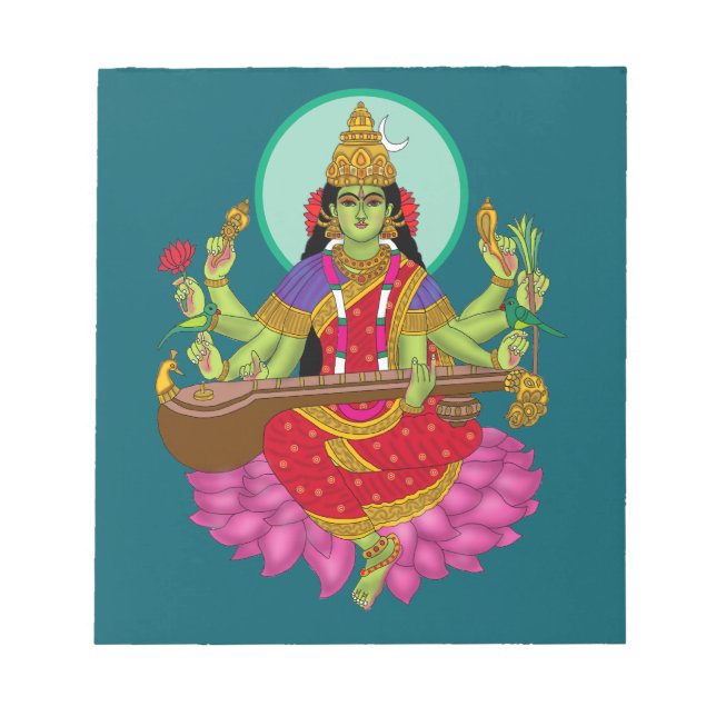 Goddess Matangi  Notizblock (Vorderseite)