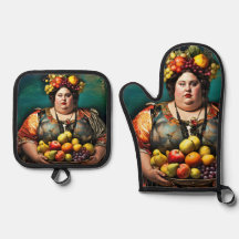 "Goddess of Overindulgence" - farbiges Portrait