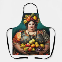 "Goddess of Overindulgence" - farbiges Portrait