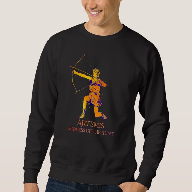 Goddess Of The Hunt  Artemis Sweatshirt (Vorderseite)
