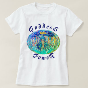 Goddess Power Colorful Infinity Deity T-Shirt