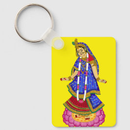 Goddess Radha Keychain Schlüsselanhänger
