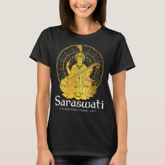 Goddess Saraswati Jersey Hinduism Hindu Gods Deity T-Shirt