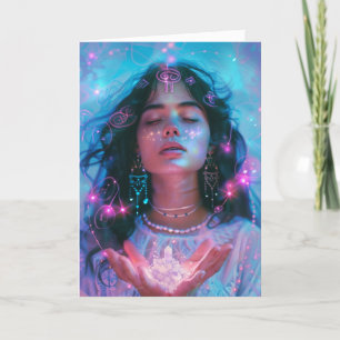 *~* Goddess SC4 Crystal Blank Dankeskarte