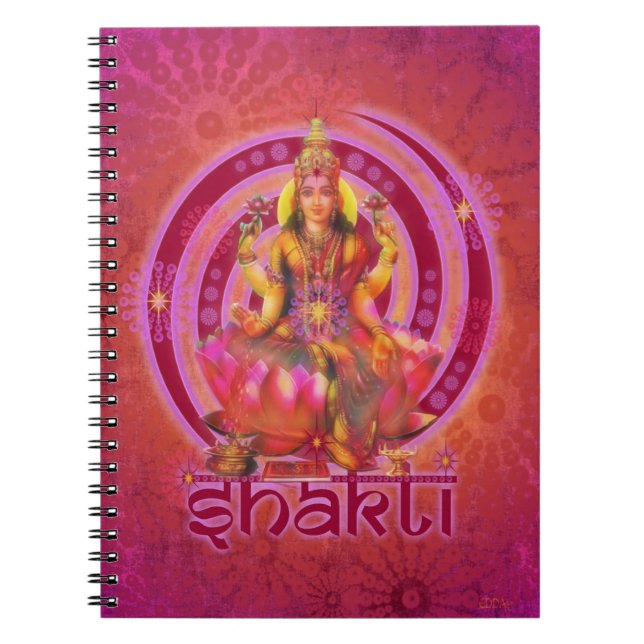 Goddess SHAKTI / LAKSHMI Notizblock (Vorderseite)