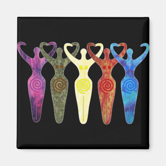 Goddess Sisterhood Magnet (Vorne)