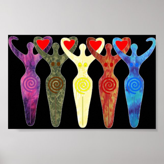 Goddess Sisterhood Poster (Vorne)