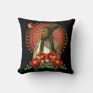 Goddess Throw Pillow Kissen