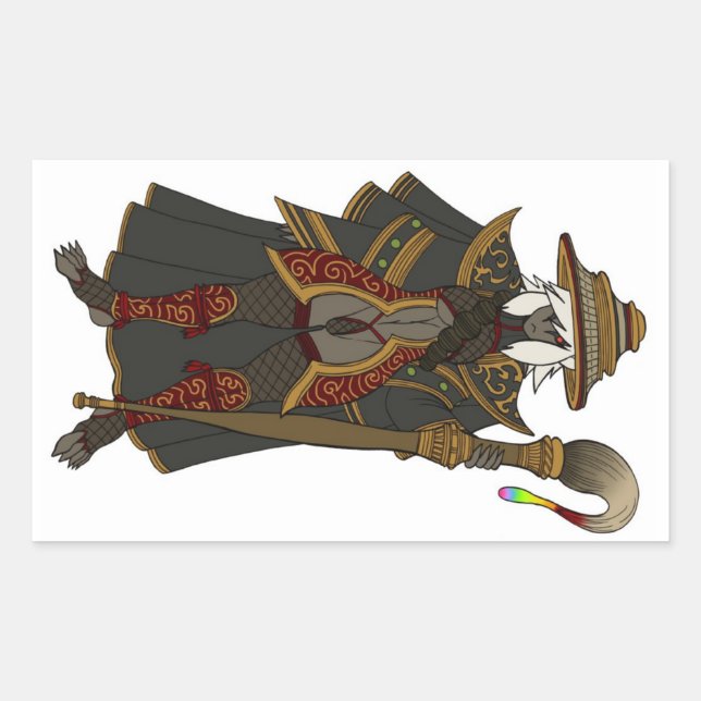 Goddess Vaznev Rechteckiger Aufkleber (Vorderseite)