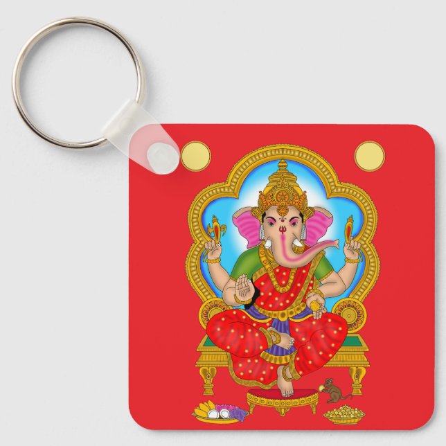 Goddess Vinayaki Keychain Schlüsselanhänger (Vorderseite)