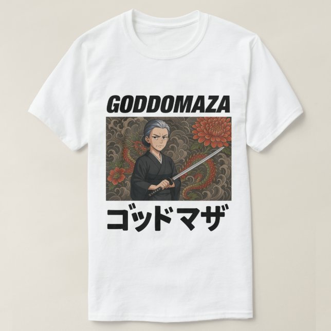 GODDOMAZA ANIME T-SHIRT (Design vorne)