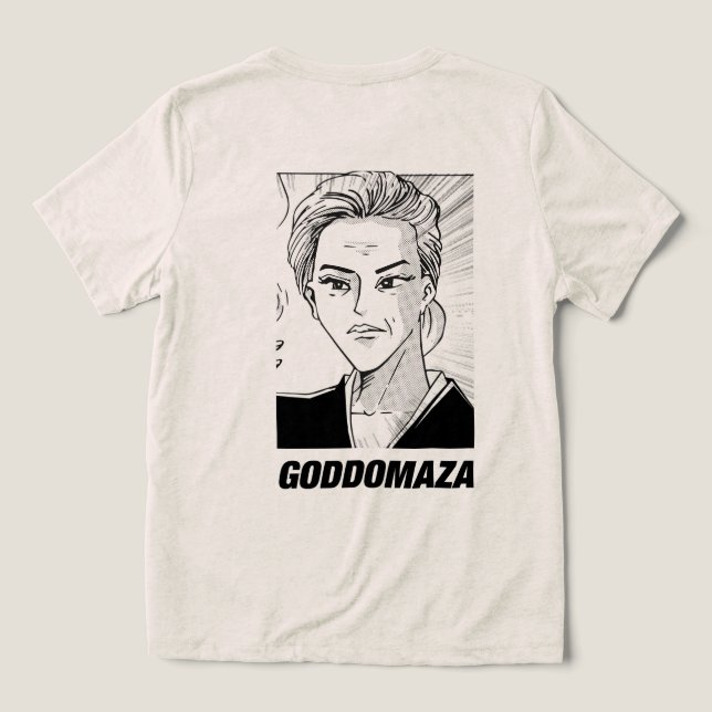 GODDOMAZA CLASSIC STIL Tri-Blend SHIRT (Design Rückseite)