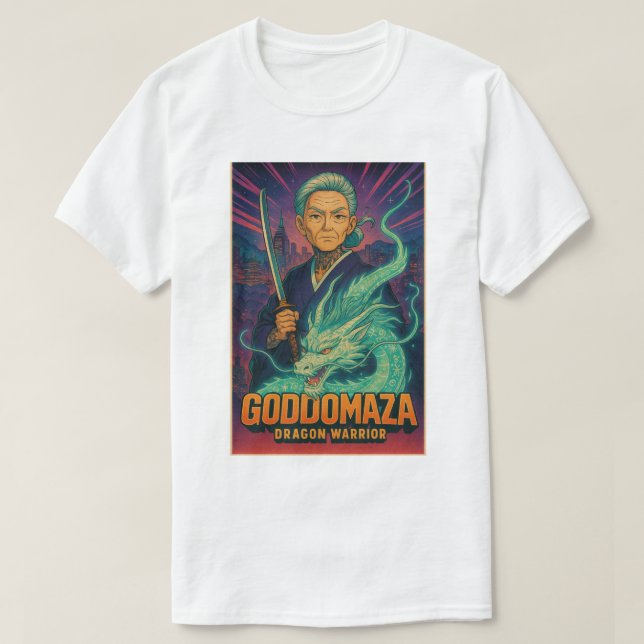 GODDOMAZA DRAGON WARRIOR T-Shirt (Design vorne)