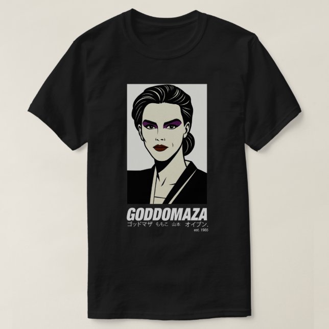 GODDOMAZA EST. 1985 PT. 1 MÄNNER SCHWARZES T-SHIRT (Design vorne)