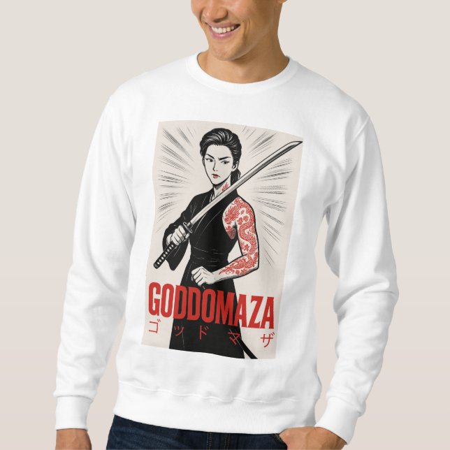 GODDOMAZA  KATANA GANGSTER   SWEATSHIRT (Vorderseite)