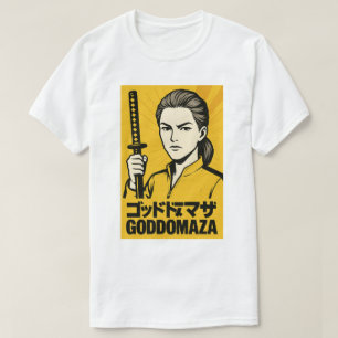 GODDOMAZA MOVIE POSTER YELLOW T-SHIRT