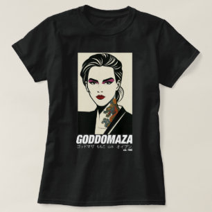 GODDOMAZA OSTEN. 1985 PT. 2 FRAUEN SCHWARZES T-SHI T-Shirt