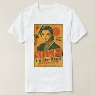 GODDOMAZA SAMURAI FILM POSTER 4 T - Shirt