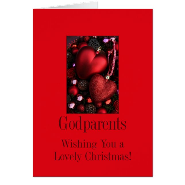 Godeltern Frohe Weihnachtskarte (Vorne)