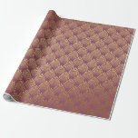 Goden Seashells Burgund Bordeaux Plum Geschenkpapier<br><div class="desc">Zeitgenössisches schick verpacktes Papier. Für alle Veranstaltungen wie Geburtstage,  Jubiläum,  neue Zuhause,  Abschluss-Ruhestand,  Weihnachten,  Valentine,  Corporate,  Packing Hochzeiten,  Brautpartys etc.</div>