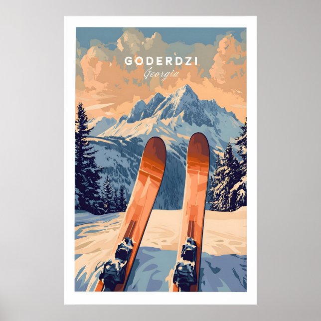 Goderdzi Ski Print 1 Poster (Vorne)