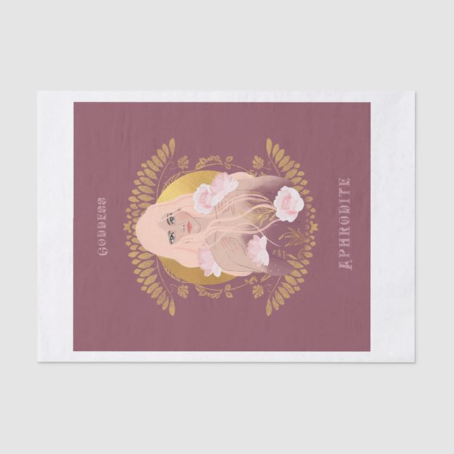 Godess Aphrodite Dekodierung Seidenpapier (Vorderseite)