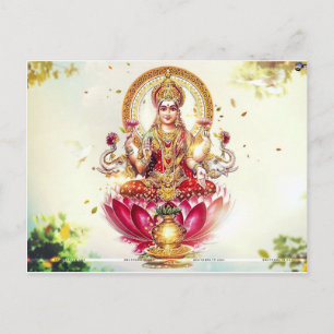 GODESS LAKSHMI POSTKARTE